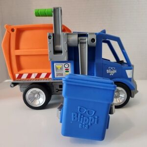 Blippi Blue and Orange Toy Garbage Truck